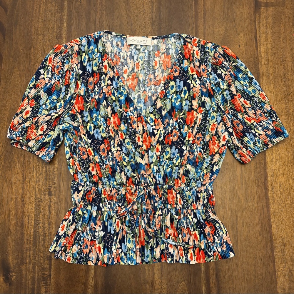 3/$12 Women's Floral Print Top